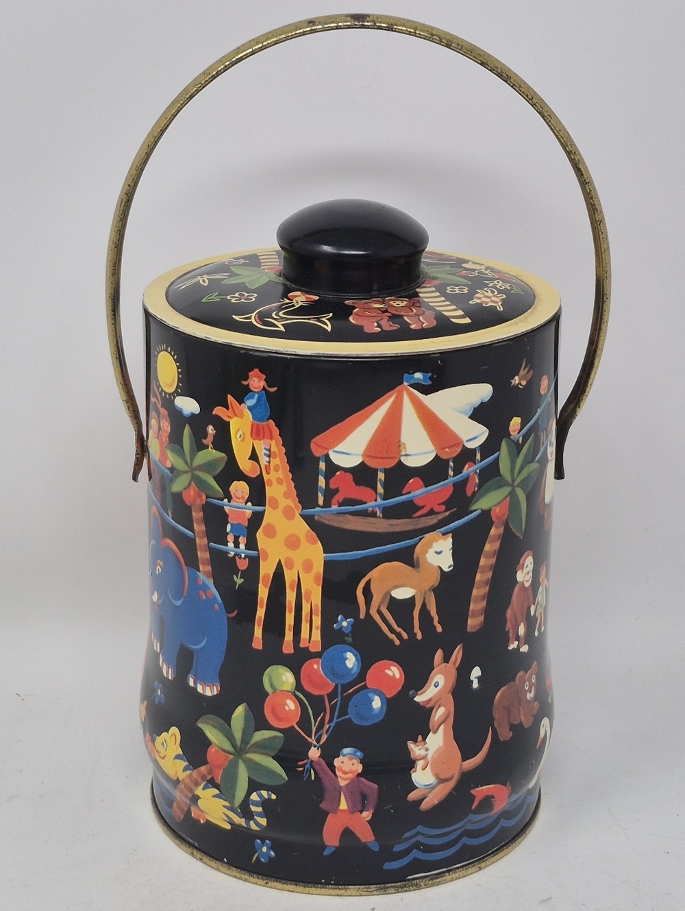 Vintage Circus Themed Tin